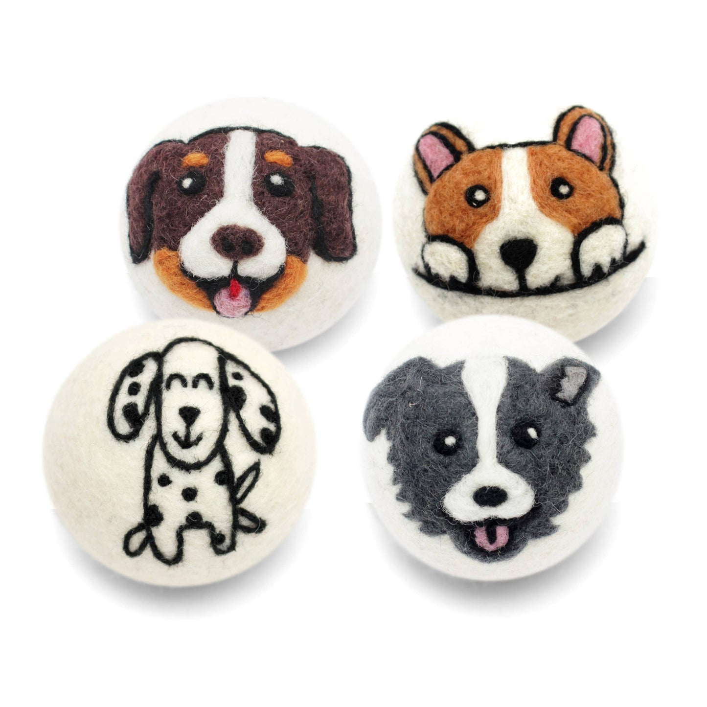 Dogs - Eco Wool Dryer Balls : Border Collie