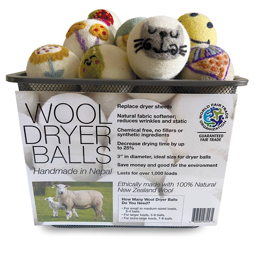 Dogs - Eco Wool Dryer Balls : Border Collie