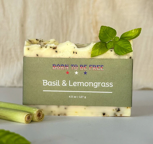 Basil & Lemongrass Soap Bar natural