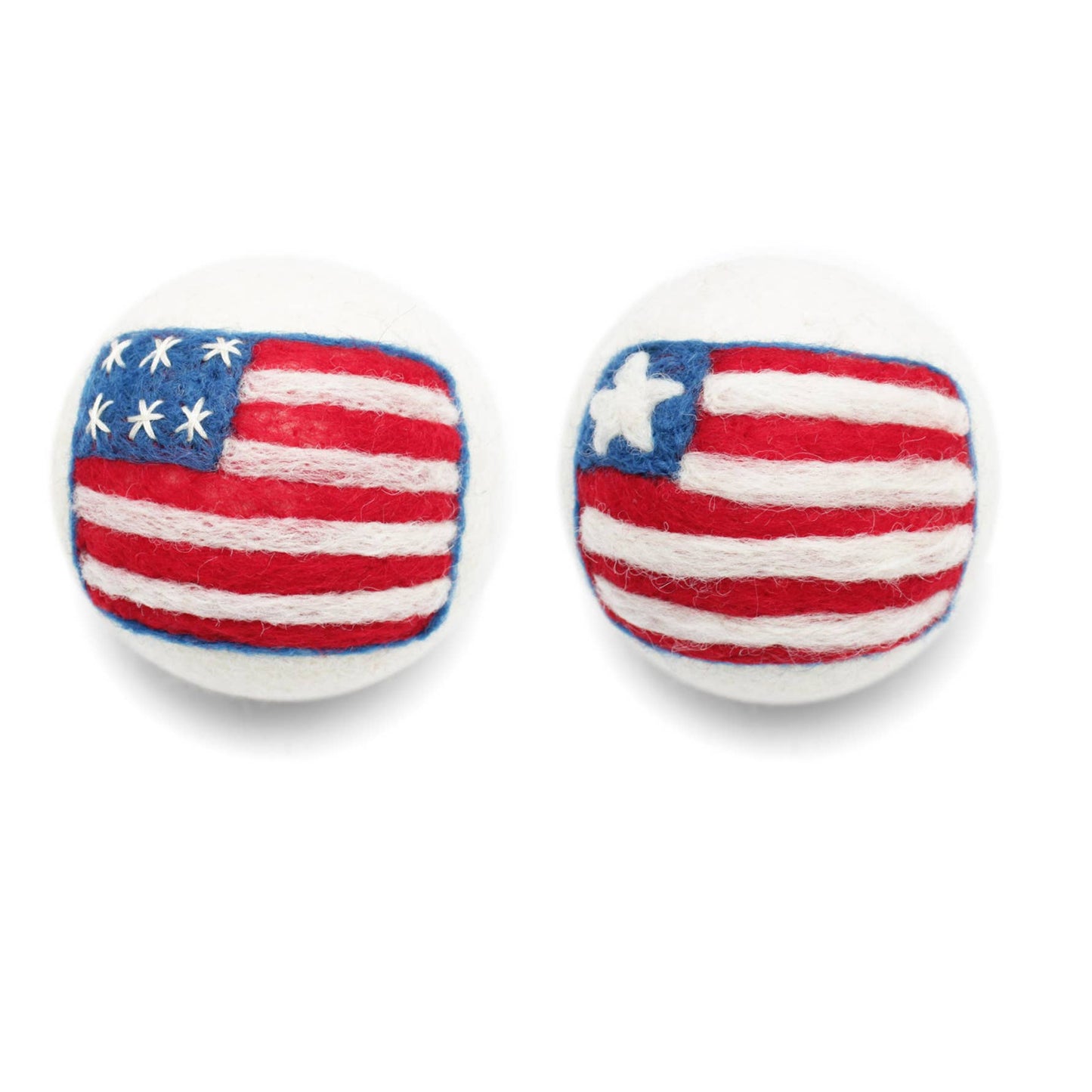 U.S. Flags - Eco Wool Dryer Balls : 6 Stars