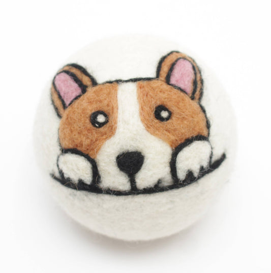 Dogs - Eco Wool Dryer Balls : Corgi